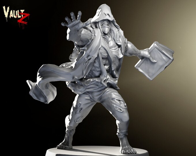 The Master - RPG Wizard - 32mm - Creature 53mm tall - VaultZ - For games like Zombicide, This Is Not A Test, County Road Z