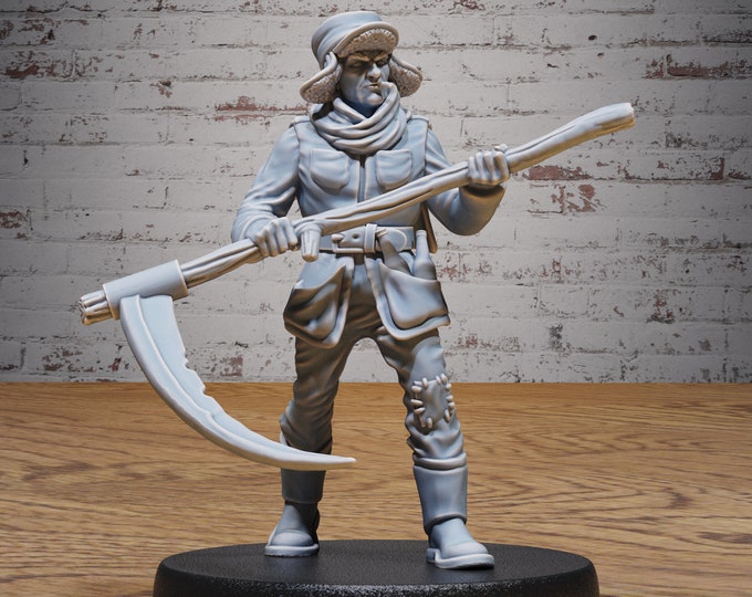 Angry Farmer - 28mm Scale - Epic Miniatures - Festival Village