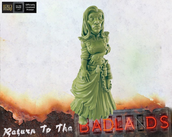 Wasteland Mother - 32mm - Post-Apocalyptic - Return To The Badlands - EC3D Designs - Great for Games like Fallout Wasteland Warfare!