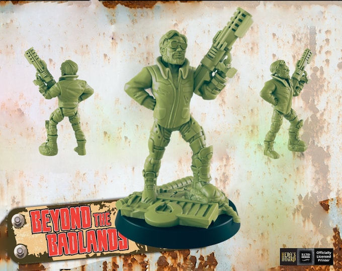 Male Vault Dweller - Post-Apocalyptic - 32mm - EC3D Designs - Beyond The Badlands