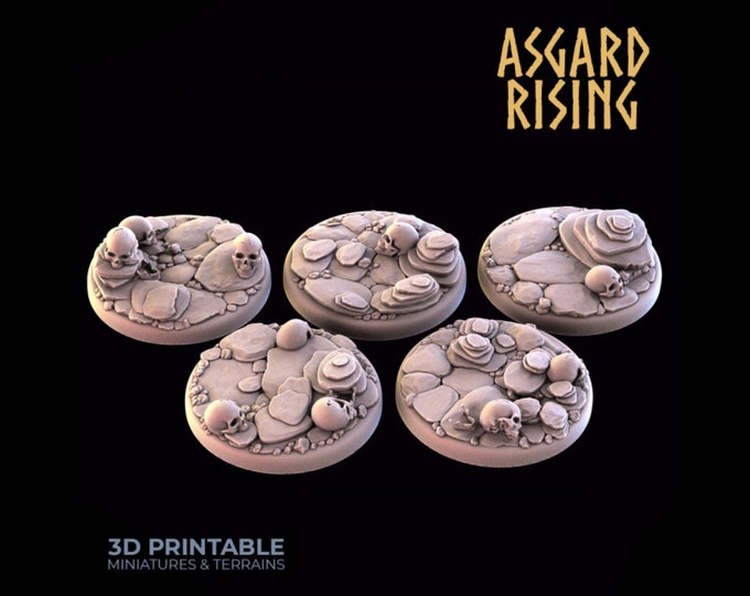 Burial Ground Bases - 25-32mm - Asgard Rising