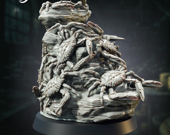 Swarm of Crabs (25mm base) - 28mm/32mm - The Printing Goes Ever On - Say Cheese! - Dungeons and Dragons