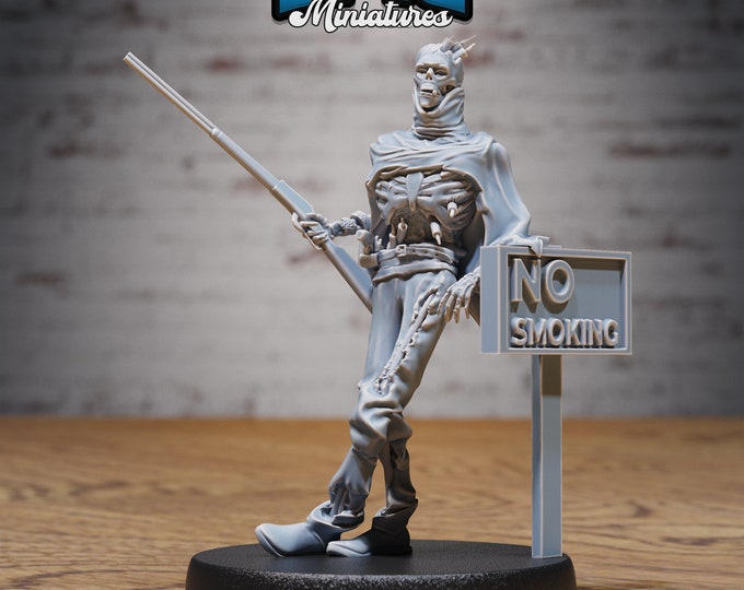 Undead Dynamite Bandit - 28mm Scale - Epic Miniatures - Fantasy Wild West
