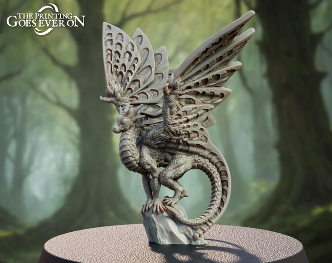 Fairy Dragon - 28mm - The Printing Goes Ever On - Dungeons and Dragons - Pathfinder - Fantasy