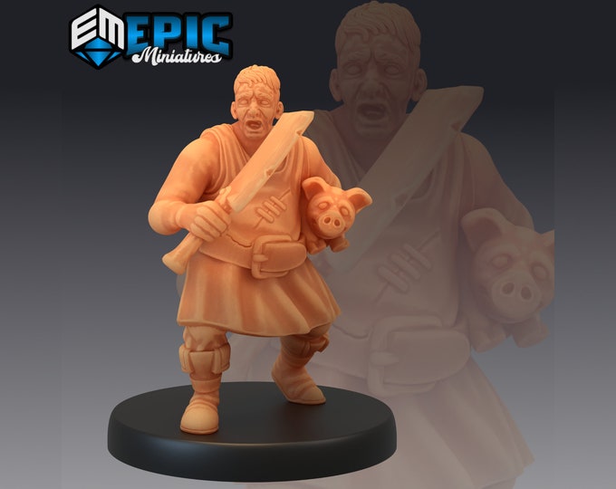 28mm Villager Butcher