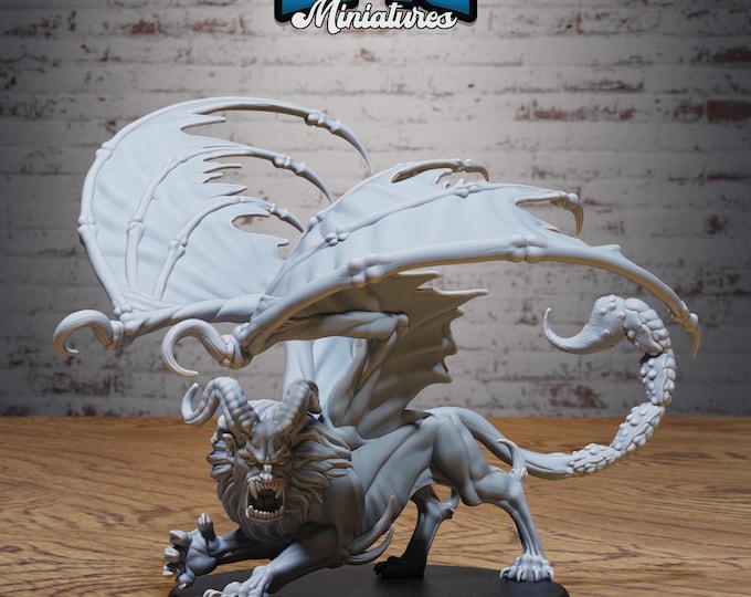 Manticore Classic  - Three poses available - True 28/32mm Scale - Epic Miniatures - Cultist Circle