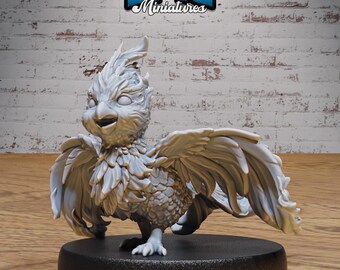 Cría de Fénix - Escala real de 28 mm - Epic Miniatures - Leyendas del Este - Para peana de 25 mm