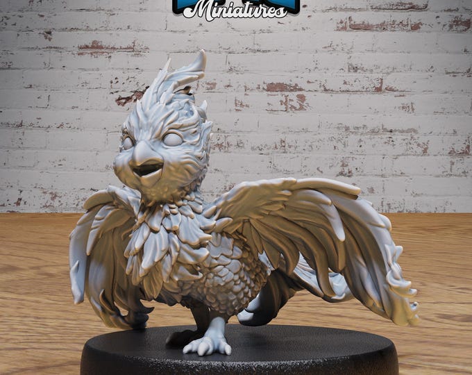 Phoenix Hatchling - True 28mm Scale - Epic Miniatures - Legends Of The East - For 25mm Base