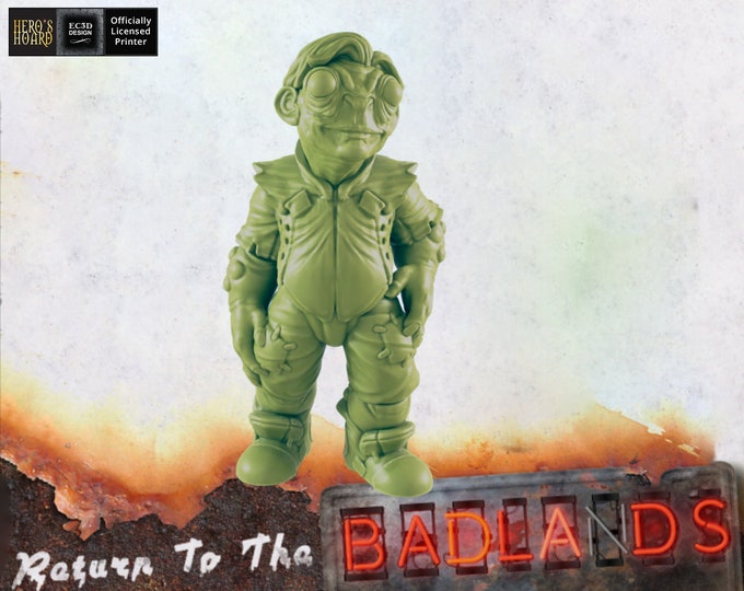 Irradiated Kid - 28 or 32mm - Post-Apocalyptic - Return To The Badlands - EC3D Designs - Great for Games like Fallout Wasteland Warfare!