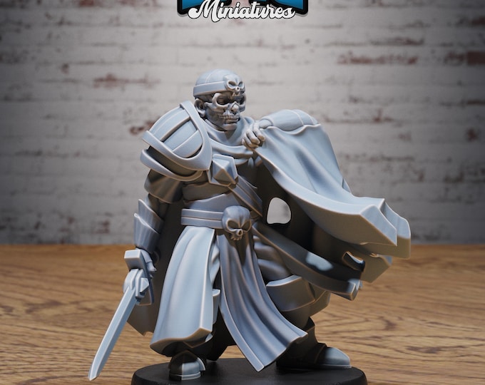 Cultist with Skull Mask - True 28/32mm Scale - Epic Miniatures - Cultist Circle