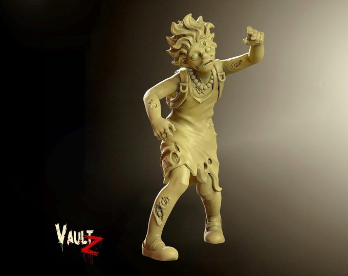 Zombie Family Lila (child) - 32mm - VaultZ - For games like Zombicide, This Is Not A Test, County Road Z