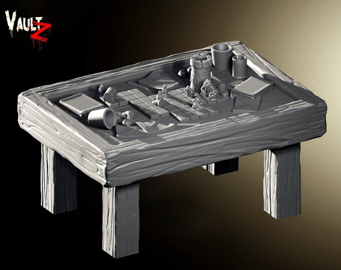 RPG Gaming Table - 32mm - VaultZ - For games like Zombicide, This Is Not A Test, County Road Z