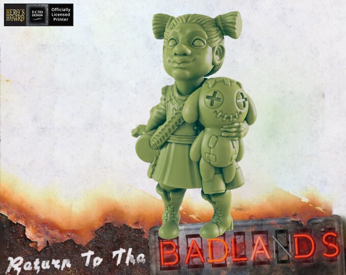 Child 1 - 32mm - Post-Apocalyptic - Return To The Badlands - EC3D Designs - Great for Games like Fallout Wasteland Warfare!