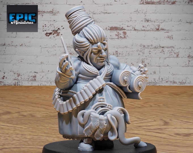 Halfling Villager Sewer - True 28mm Scale - Epic Miniatures - Halfling Meadows