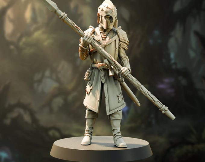 Elven Town Guard - 28/32mm - The Printing Goes Ever On - Dungeons and Dragons - Pathfinder - Fantasy