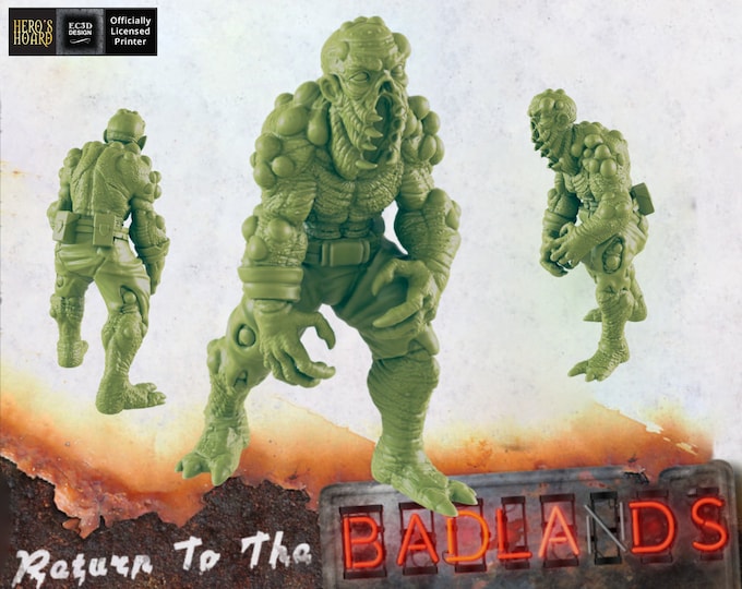 Wasteland Devourer - 28mm or 32mm - Post-Apocalyptic - Return To The Badlands - EC3D Designs - Great for Fallout Wasteland Warfare!