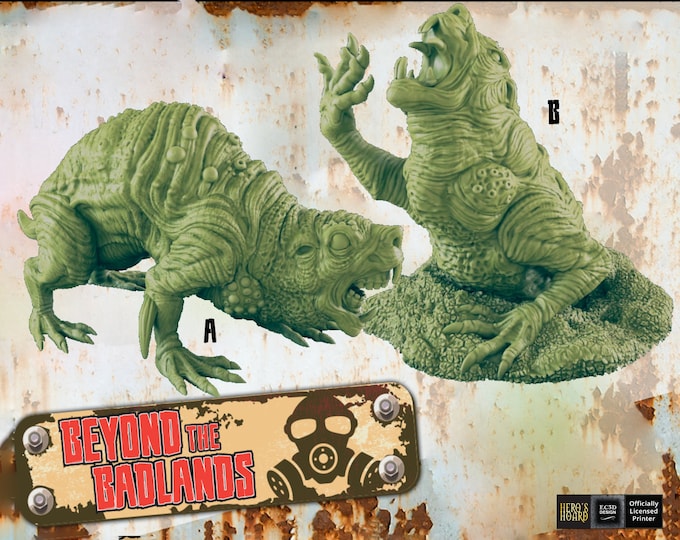 Molerats Of Unusual Proportions - Post-Apocalyptic - 28mm or 32mm - EC3D Designs - Beyond The Badlands