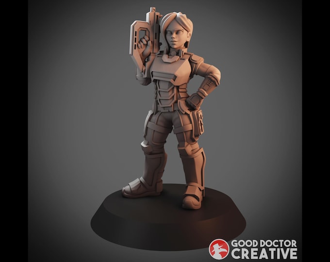 Soldier Dawn - Cyberpunk/Sci-Fi  - 32mm - Good Doctor Creative