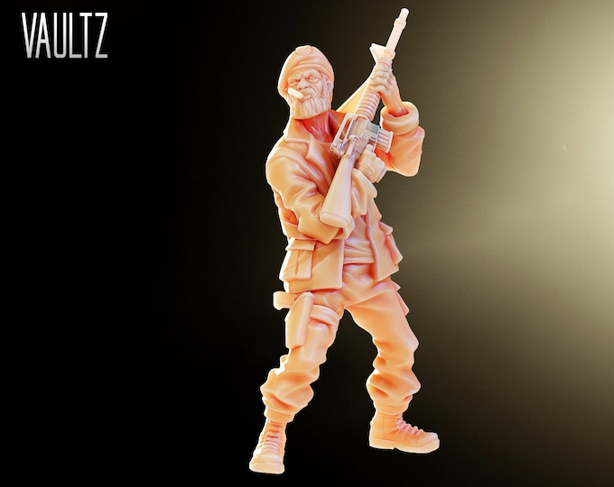 Bobby Survivor - 32mm - VaultZ - For games like Zombicide, This Is Not A Test, County Road Z