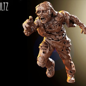 Wasteland Zombie 2 - 28/32mm - VaultZ - For games like Zombicide, This Is Not A Test, County Road Z