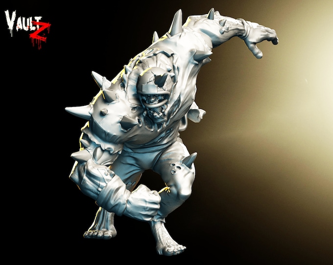 Football Zombie Monstrosity - 32mm - VaultZ - For games like Zombicide, This Is Not A Test, County Road Z