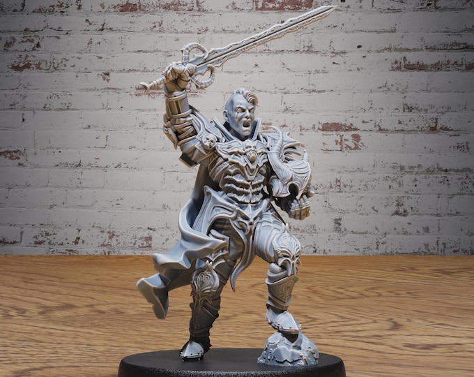 Black Guard Knight - 28mm Scale - Epic Miniatures - Sinister Harbor