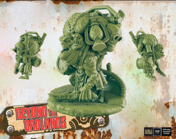 Scavenger Mutant - Post-Apocalyptic - 32mm - EC3D Designs - Beyond The Badlands