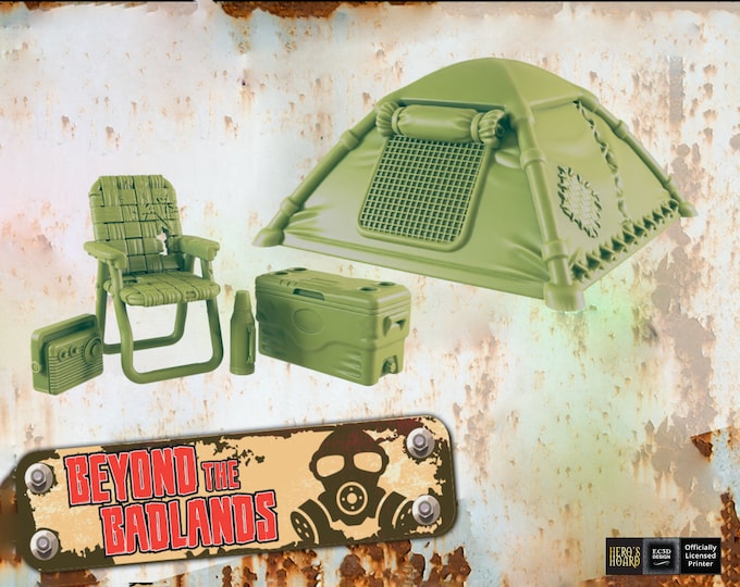 Survivor's Camp - Post-Apocalyptic - 32mm - EC3D Designs - Beyond The Badlands