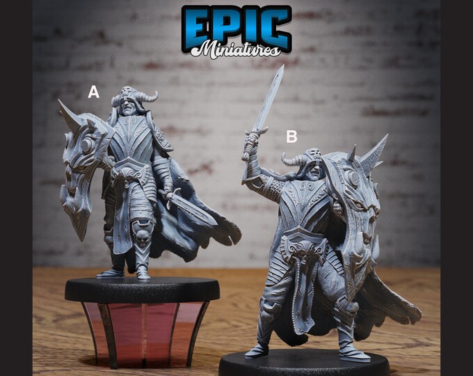 Hunter's Drake Knight - 28mm Scale - Epic Miniatures - Dragons Reign