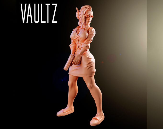 Survivor Mary The Teacher - 32mm - VaultZ - For games like Zombicide, This Is Not A Test, County Road Z