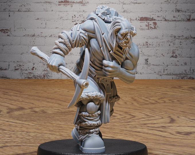 Orc Villager Miner - 28mm Scale - Epic Miniatures - Festival Village