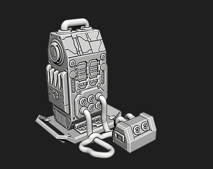 Power Unit (with or without control unit) - Science Fiction Space Theme - 28mm/32mm - Ignis Quadrant - EC3D Designs