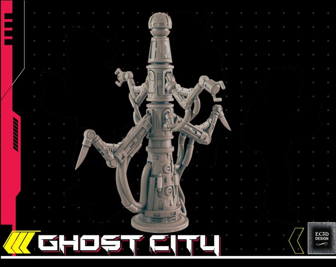 Medical Droid Station - Cyberpunk/Sci-Fi  - 28mm or 32mm - Ghost City