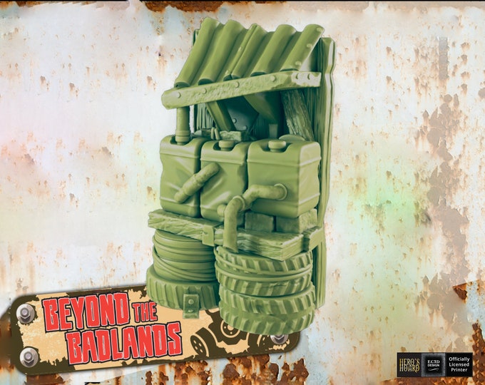 Water Station (Small) - Post-Apocalyptic - 28 or 32mm - EC3D Designs - Beyond The Badlands