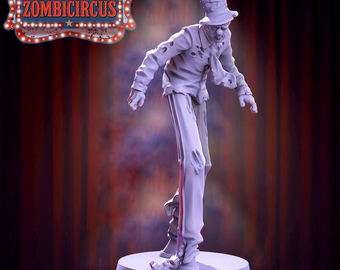 Circus Stiltwalker - 32mm - VaultZ - Woodenlegs - ZombieCircusFor games like Zombicide, This Is Not A Test, County Road Z