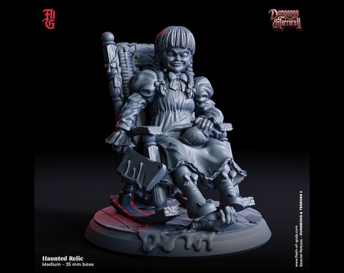 Haunted Relic - Flesh Of Gods Dungeons And Terrors 2 - 32mm Heroic - With pictured base!