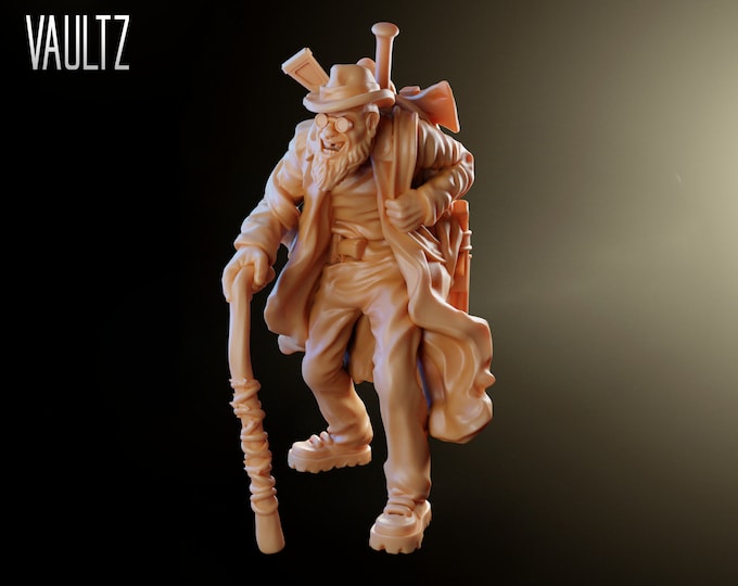 Merchant Survivor - 32mm - VaultZ - For games like Zombicide, This Is Not A Test, County Road Z