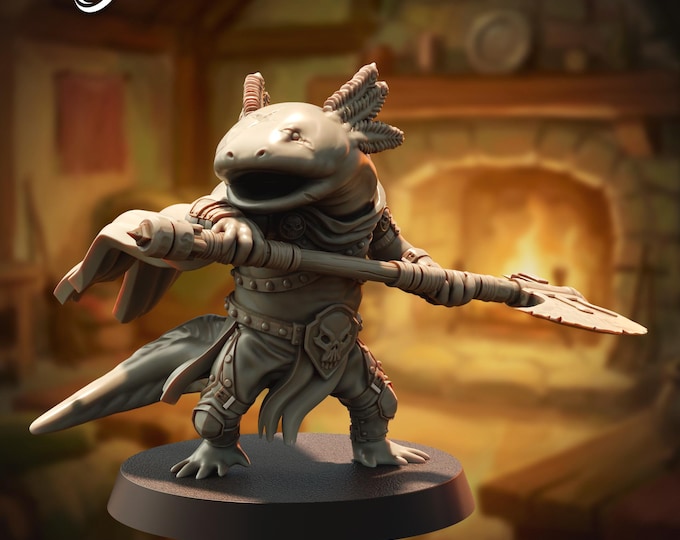 Axo-Lotto Bandit (smaller than a human!) - 28/32mm - The Printing Goes Ever On - Dungeons and Dragons - Pathfinder - Fantasy