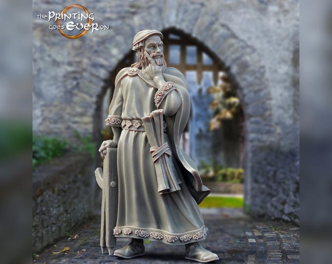 Citizen Architect - 28mm - The Printing Goes Ever On - Dungeons and Dragons - Pathfinder - Fantasy
