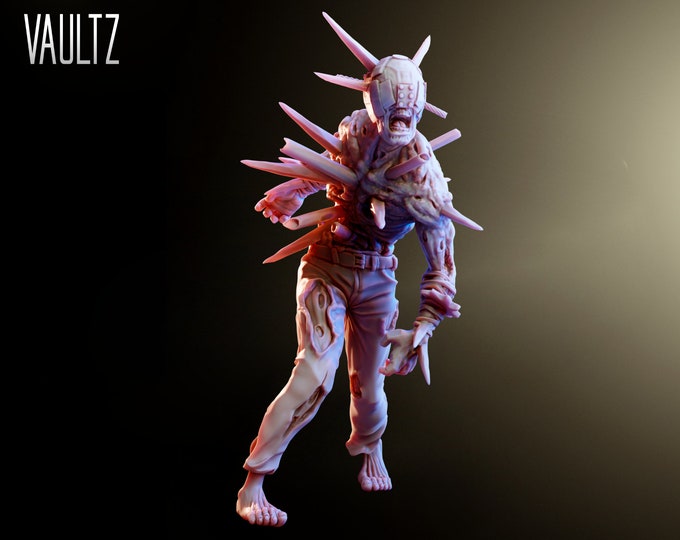 Spike Zombie - 32mm - VaultZ - For games like Zombicide, This Is Not A Test, County Road Z