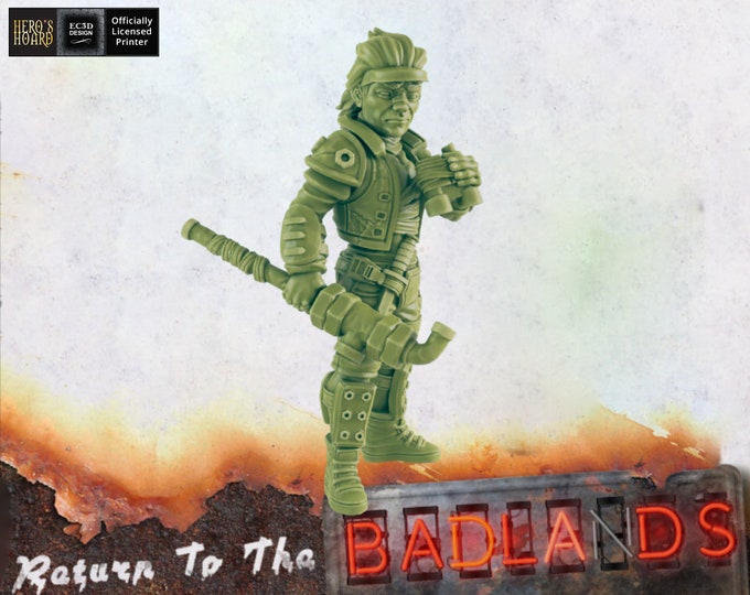 Wasteland Scout - 28 or 32mm - Post-Apocalyptic - Return To The Badlands - EC3D Designs - Great for Games like Fallout Wasteland Warfare!