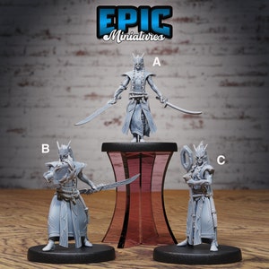 Hunter&#39;s Elven Red Mage - 28mm Scale - Epic Miniatures - Dragons Reign