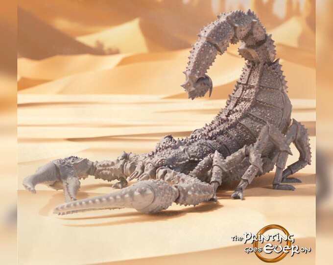 Giant Scorpion - 28mm - The Printing Goes Ever On - Dungeons and Dragons - Pathfinder - Fantasy