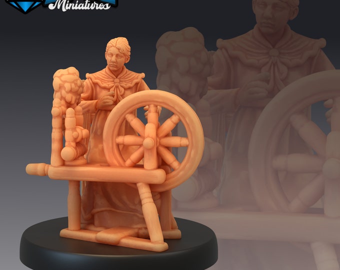 28mm Villager Spinner (Spinning Wheel)