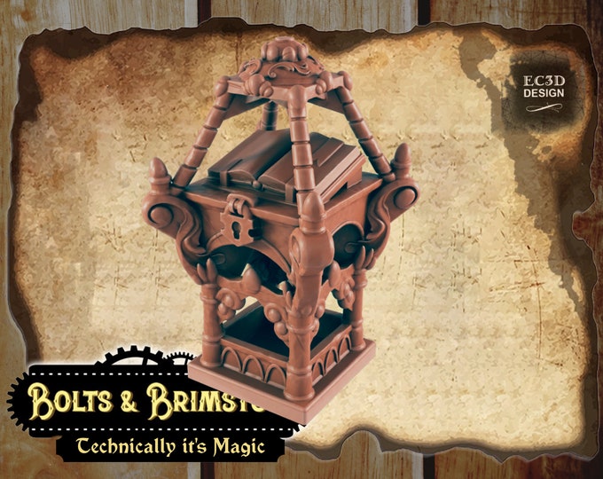 Lecturn - True 28/32mm  Scale - EC3D Design - Bolts and Brimstone - Get your steampunk on!
