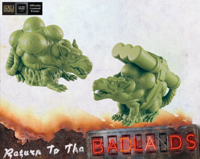 Pop Rats - 32mm - Post-Apocalyptic - Return To The Badlands - EC3D Designs - Great for Games like Fallout Wasteland Warfare!