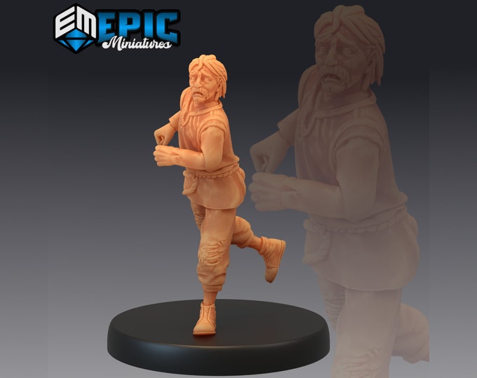 28mm Villager Panicked Man
