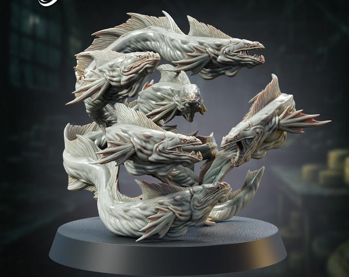 Swarm of Eels (25mm base) - 28mm/32mm - The Printing Goes Ever On - Say Cheese! - Dungeons and Dragons