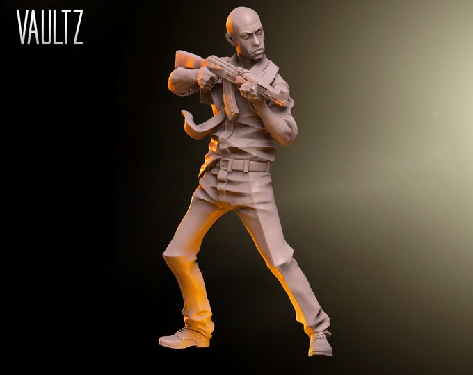 Lewis - 32mm - VaultZ - For games like Zombicide, This Is Not A Test, County Road Z