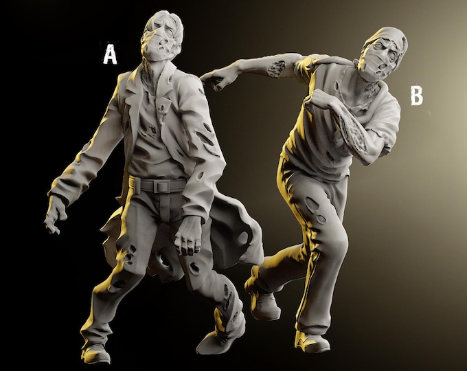 Hospital Doctor Zombies - 32mm - VaultZ - For games like Zombicide, This Is Not A Test, County Road Z